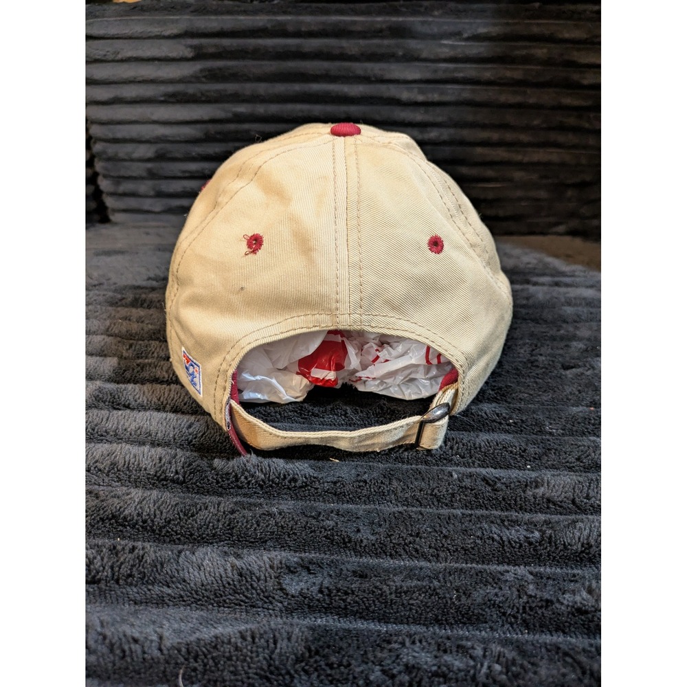 The Game Alabama Crimson Tide Hat Khaki Crimson Adjustable Strapback Cap Mens - Picture 5 of 9
